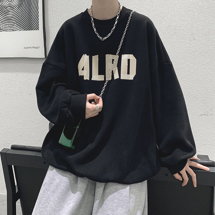 Tape logo color sweatshirt gm2205