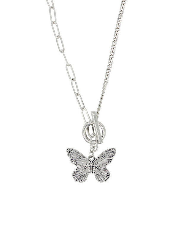 Ring butterfly necklace gm2356