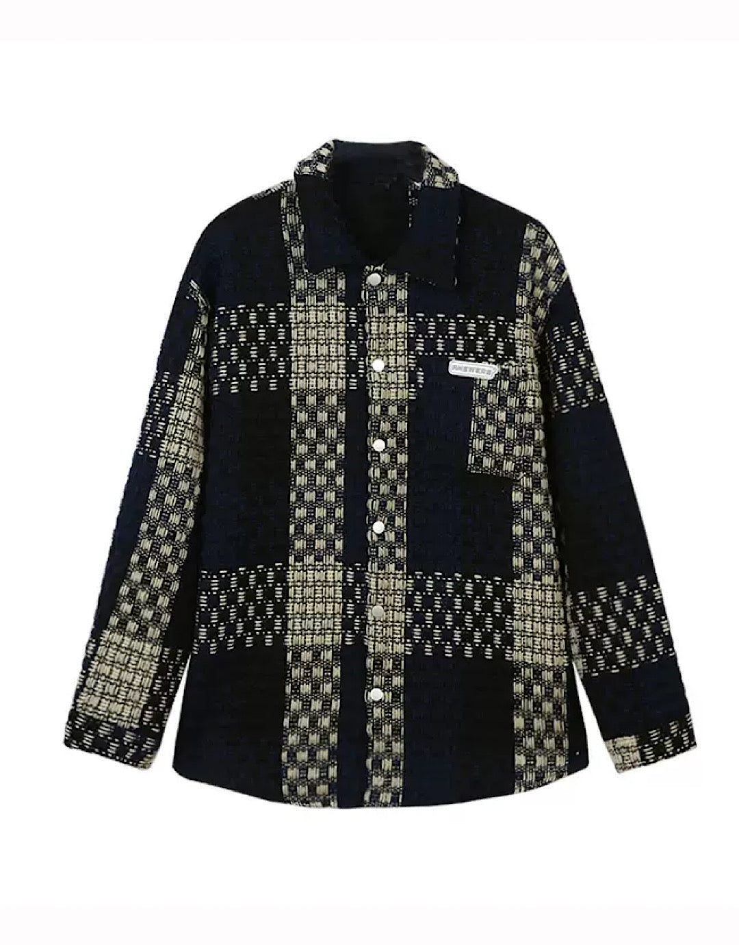 Retro check jacket gm3415