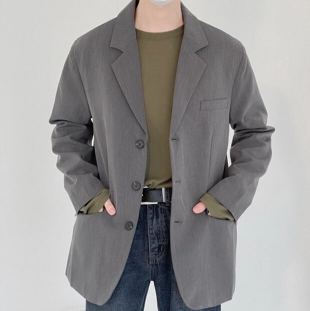 Casual grey jacket gm7147