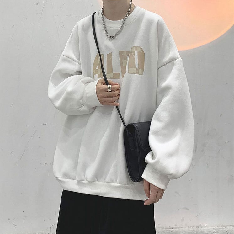 Tape logo color sweatshirt gm2205