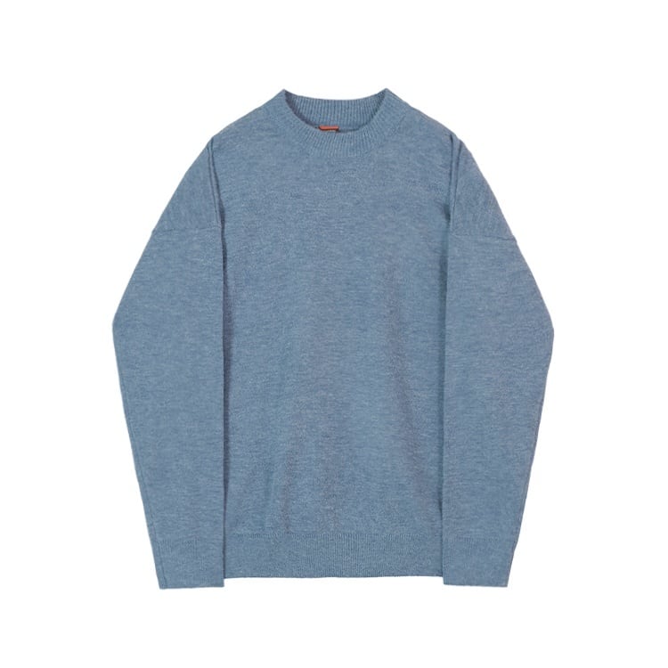 Plain knit pullover sweatshirt gm7130