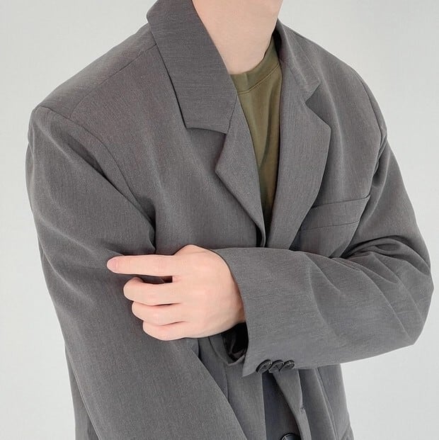 Casual grey jacket gm7147