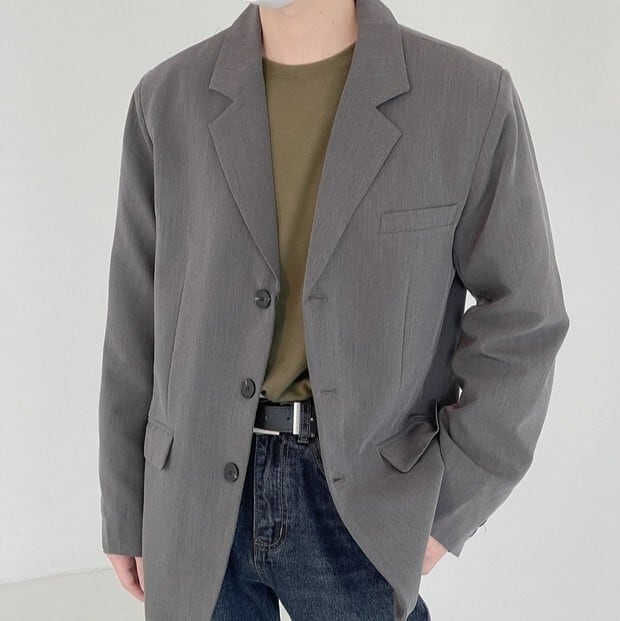 Casual grey jacket gm7147