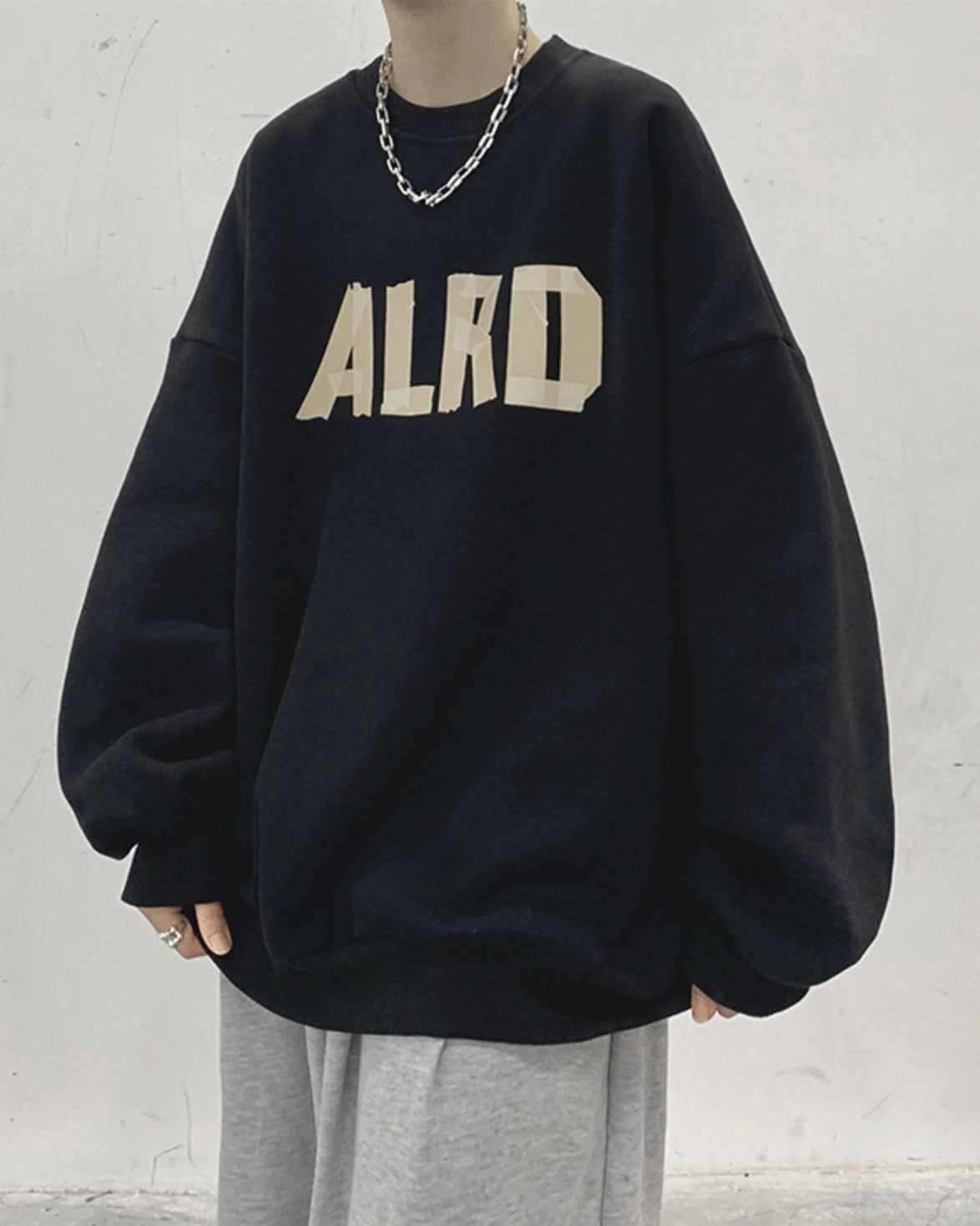 Tape logo color sweatshirt gm2205