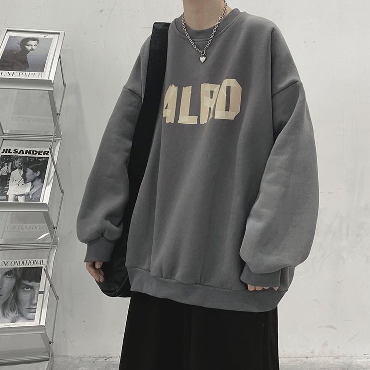 Tape logo color sweatshirt gm2205