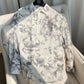 flower design drape shirt gm5208