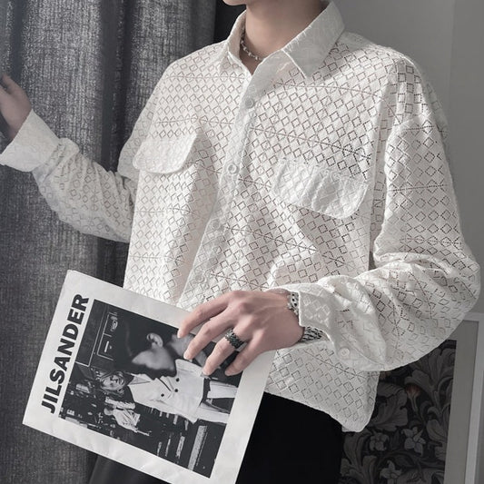 Cut diamond design shirt gm2928