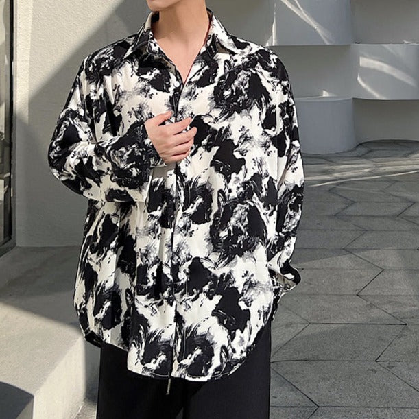 Drape pattern shirt gm2644