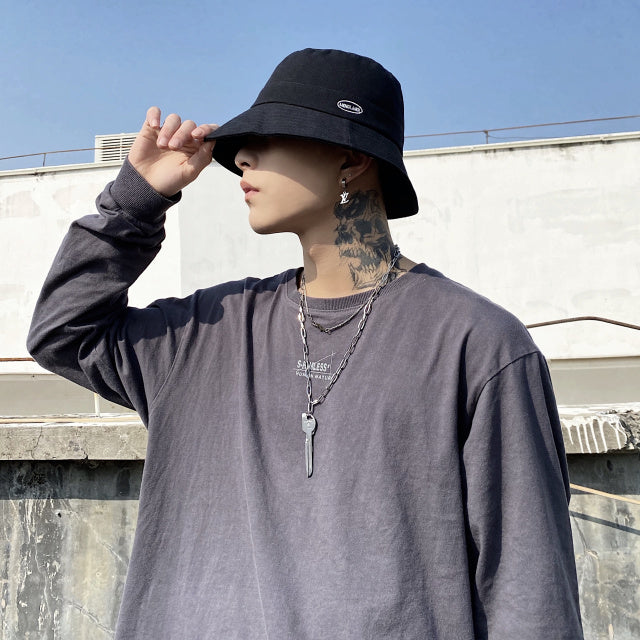 side logo korean bucket hat gm5172