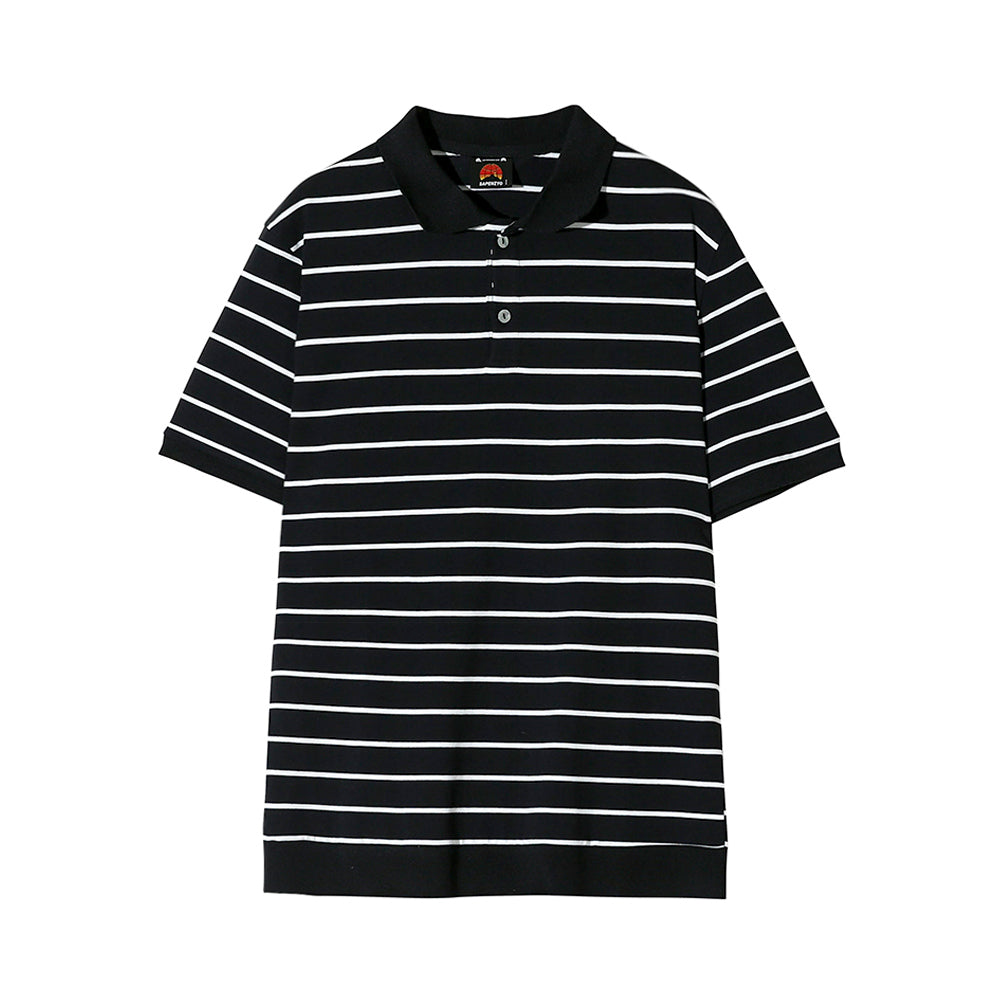 Trendy striped polo shirt gm2683