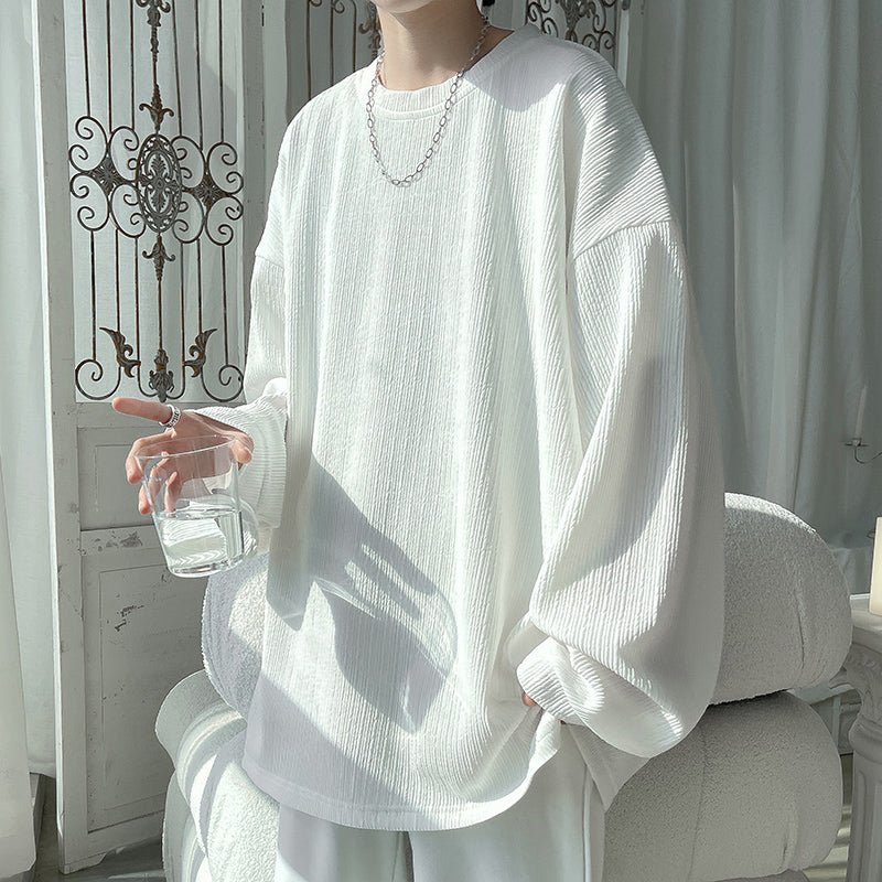 Pleated loose spring T-shirt gm5207