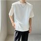 Simple shoulder pad T-shirt gm2219