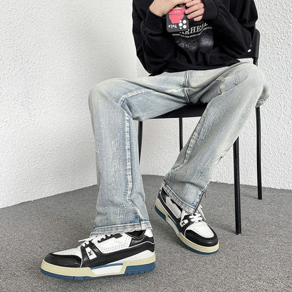 Side zip street denim gm3731