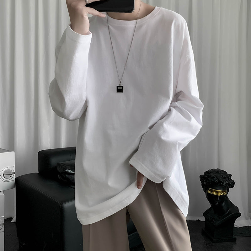 Simple normal long T-shirt gm3194