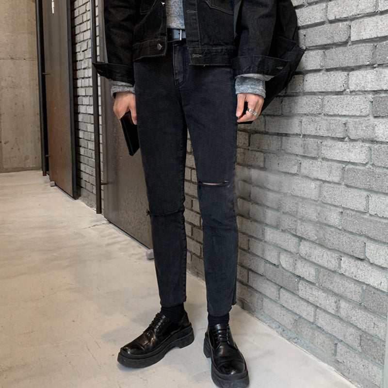 slim line  black denim gm5189