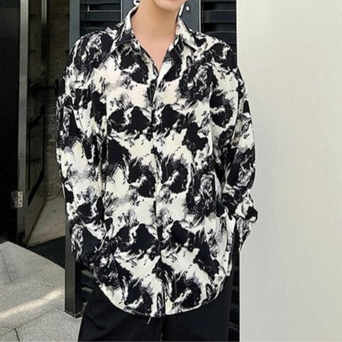 Drape pattern shirt gm2644