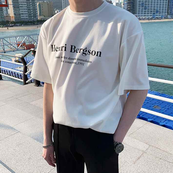 Henri Bergson Tシャツgm4486