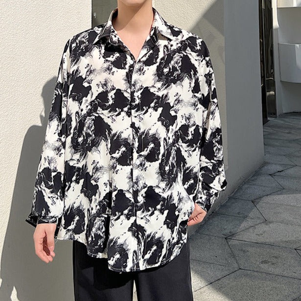 Drape pattern shirt gm2644