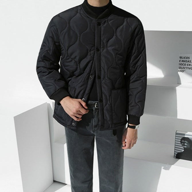 Simple quilted jacket gm4170