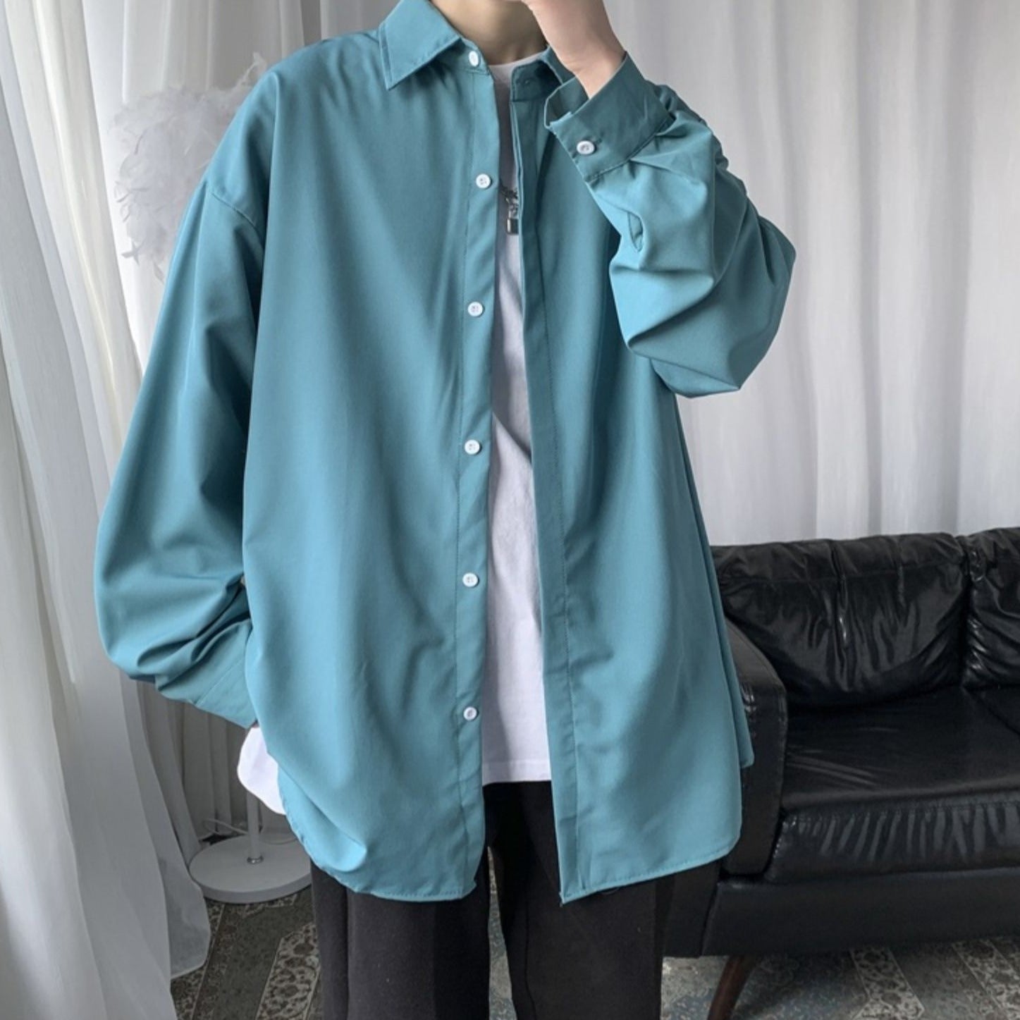 Simple drape shirt gm3929