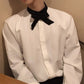 【残りあとわずか】idol bi-color bowtie shirt gm5096