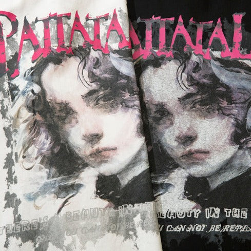 PATTATALKプリントロングTシャツ gm3461