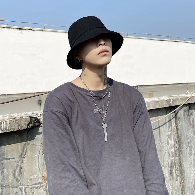 side logo korean bucket hat gm5172