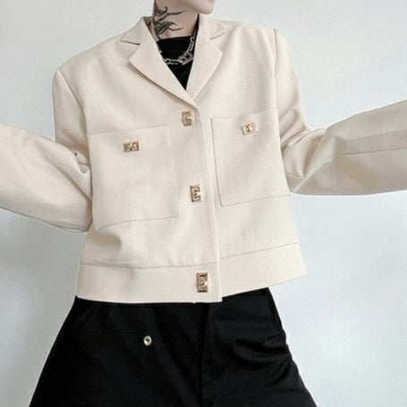 mode button jacket gm4050