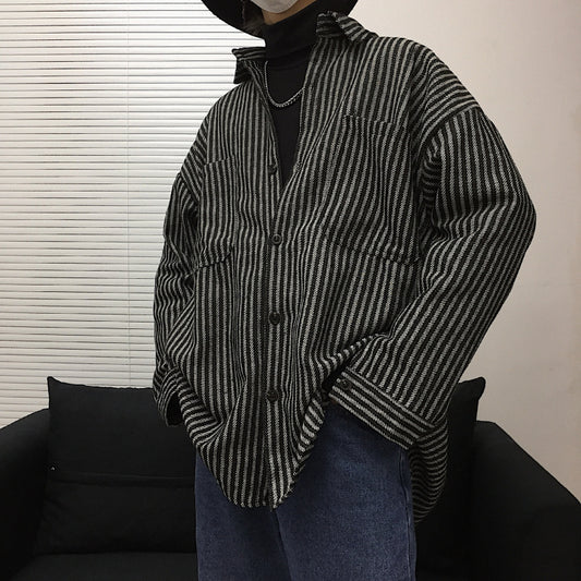 ストライプモードシャツ gm3845