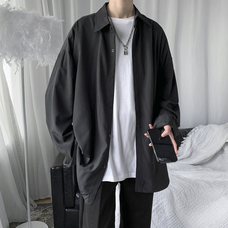 Simple drape shirt gm3929