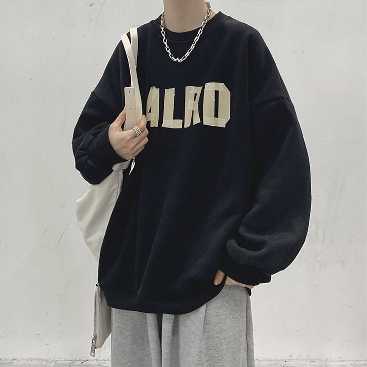 Tape logo color sweatshirt gm2205