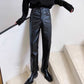 Tapered leather pants gm3401